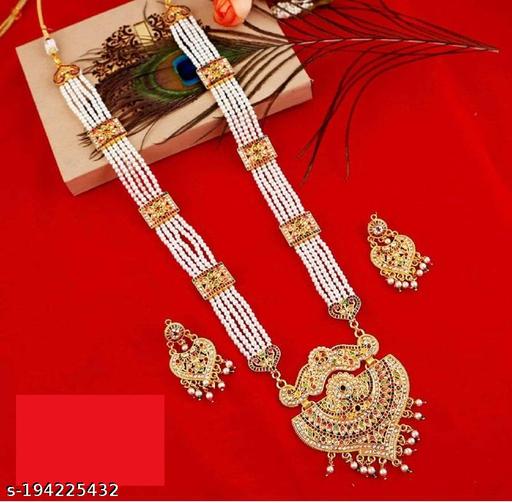 Rani haar combo meenakari peacock design Clearance