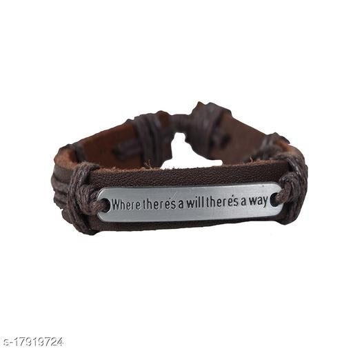 Rabia Taj Pearl Designer Leather Bracelets