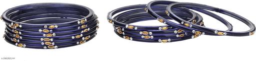Traditional Festival Glass Bangle/ Kada Set -BN1