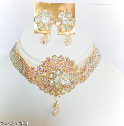 Woman-&-girls-Crystal-choker-necklace