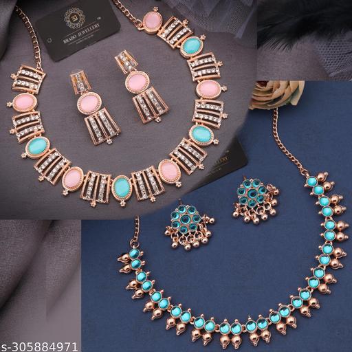 Brado-Jewellery-Exclusive-Rose-Gold-Traditional-Necklace-for-Women