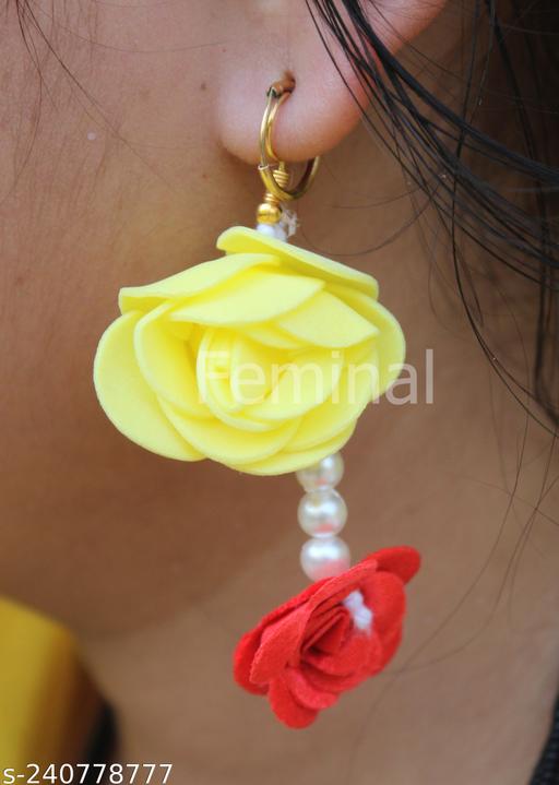 Flower-Jwellery-Set-For-Women-,-Artificial-Flower-&-Beads-Set-,-Haldi-Mehendi-Women-Set-,-Bridal-Flower-Jwellery-Set