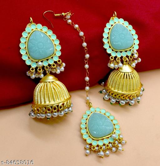 Carving-Stone-Earring-Tikka-Set