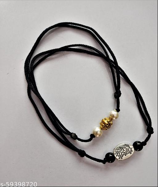 Trend Black thread anklets COMBO for women