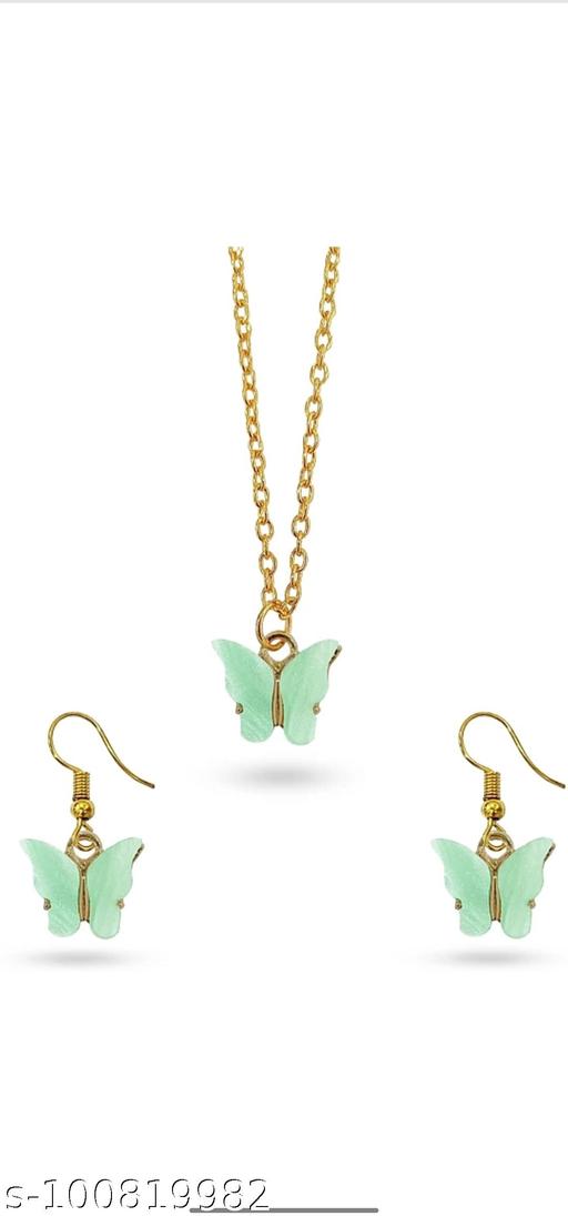 M-Trusted-Butterfly-Necklace-with-Chain-With-Earrring-Set-For-Women-And-Girls