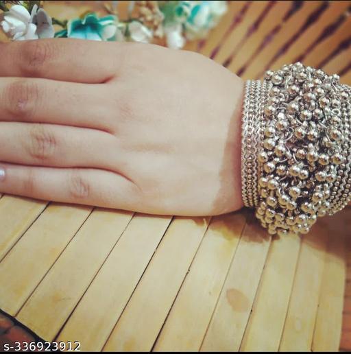 Oxidised ghungroo bracelet