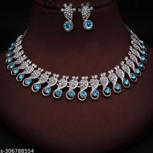 PRATIXA-ENTERPRISE-Silver-Palated-Jewellery-Set