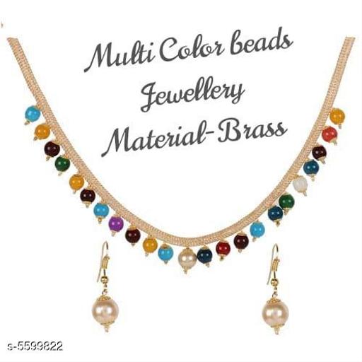Trendy-Women's-Necklace-And-Earrings