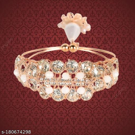 Rose Gold With White Pearl Bracelet