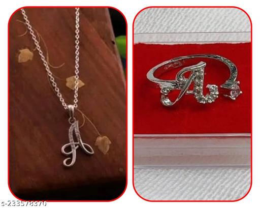 A-Letter-Name-Chain-Pendant-with-Alphabet-Fingure-Ring-Combo