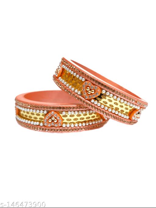 Lac Brass Bangle (Pack of 2)