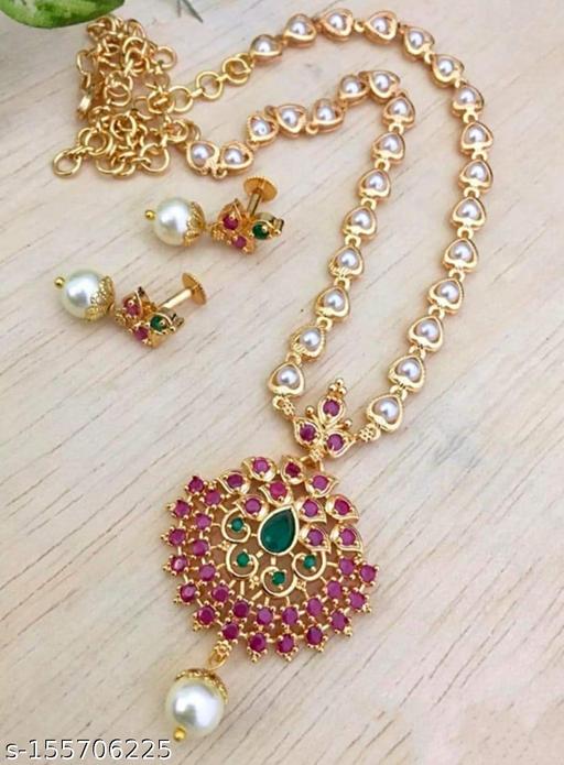 Brass-Gold-Plated-Fancy-Jewellery-Sets