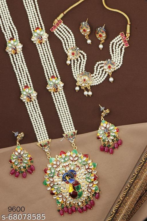 WOMENS-ALLOY-RANIHAAR-jewellery-set