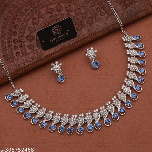 Mahakal-Creation-Silver-Palated-Jewellery-Set