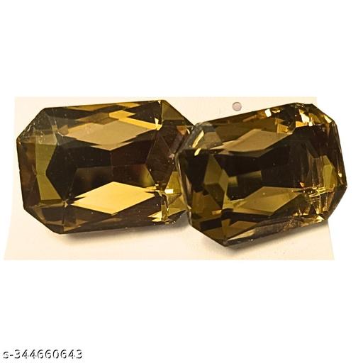 Mustard AD Stone Studded Earring