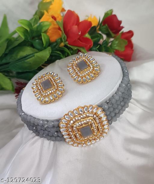 CRYSTAIL-CHOKER-COLOURFULL-Jewellery-Set