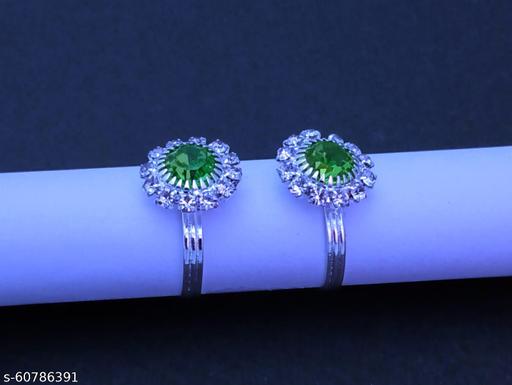 TVJ Sterling Silver Toe Rings