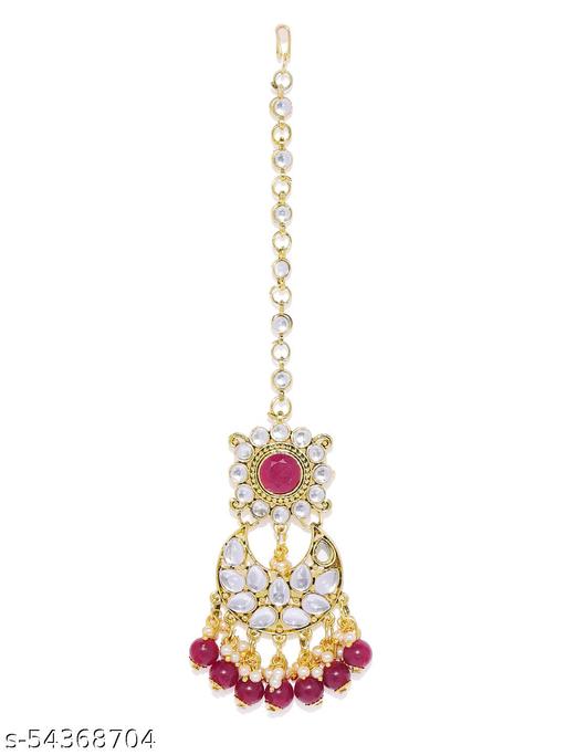 Spargz-Red-Bridal-Gold-Plated-Kundan-&-Ruby-Collar-Necklace-Set-For-Women