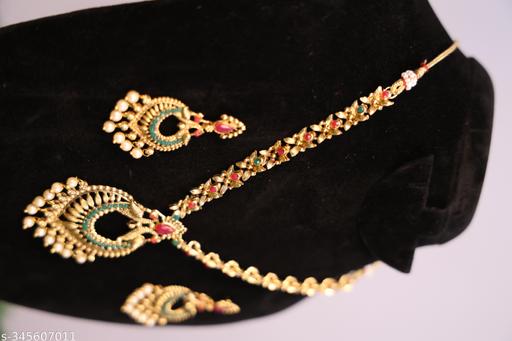 Combo-Necklace-&-Earing-Pack-Of--3