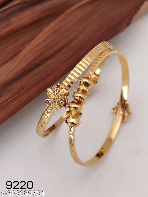 PREMIUM QUALITY MICROPLATED DAILY WEAR BANGLES SET
