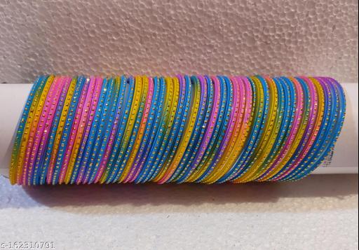 SEEMA ONLINE STORE presents Meesho Online Shopping-Lowest Prices, Great Quality multicolour wedding collection Bangles for female’s (Pack of 48 Bangles)