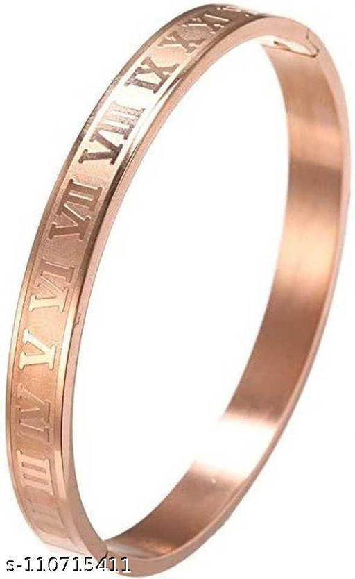 MYKI Elegant Roman Numbers Kada For Women & Girls MKBRAD236RG