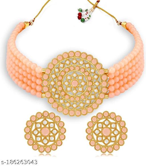 Crystal-Pearl-Choker-Necklace-Set