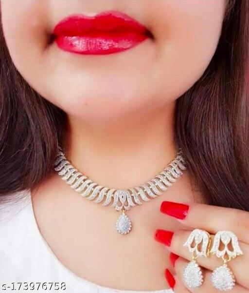 American-diamond-jewellery-set