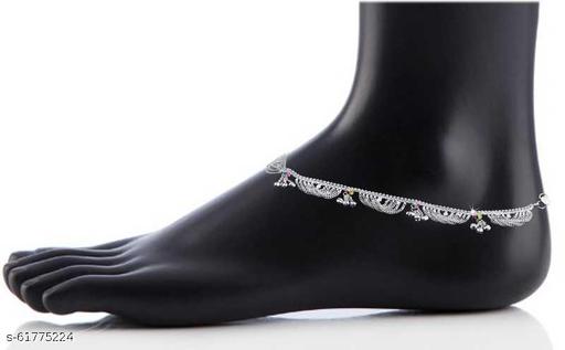 Anklets are made from high quality brass and copper material with silver plated. Anklets are ideally suited for traditional, party as well as casual wear.