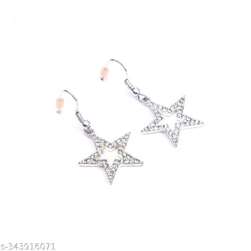 SILVER STAR EARRING