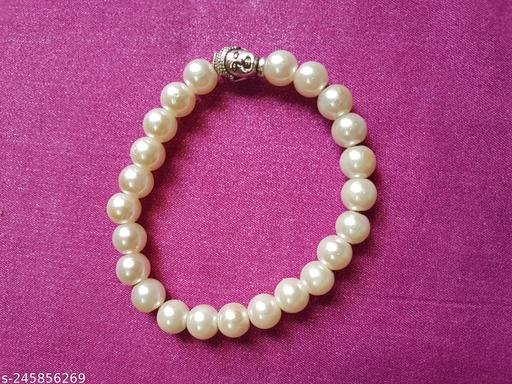 Lord Buddha pearl bracelet