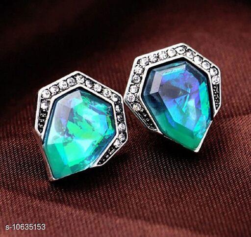 Ruvee Glitterati Auora Galaxy Zircon Alloy Stud Earring for Women