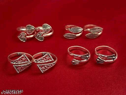 Latest toe ring combo pack for womens