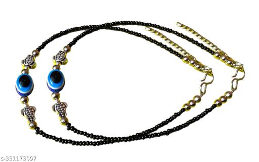 ANklets for woman with evil eye and turtle design