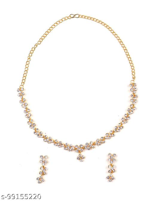 Poplins-Gold-Alloy-Artificial-Stones-Necklace-and-Earrings-Set-for-Women-(FS-109-GOLD)