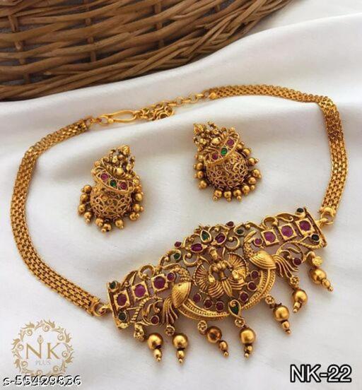 jewellery,choker,necklace,jewellery-set,indian-wedding-jewellery-set,Maangalyam/Murukku,south,indian,maharastrian,highquality-set-for-women-girls