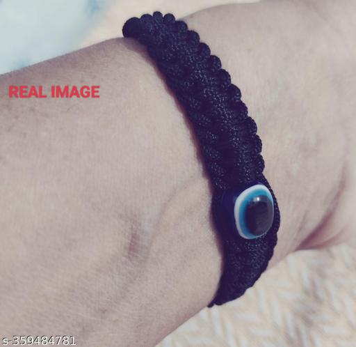 SHOPPER'S DELIGHT Stylish thick evil eye bracelet for men women and kids