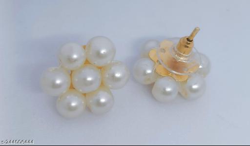 White Glass Tops / Studs