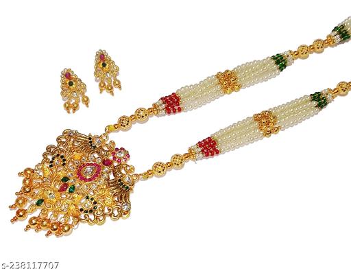 New-Fancy-Pearls-&-Beads-Maala-with-Multicolor-pendant