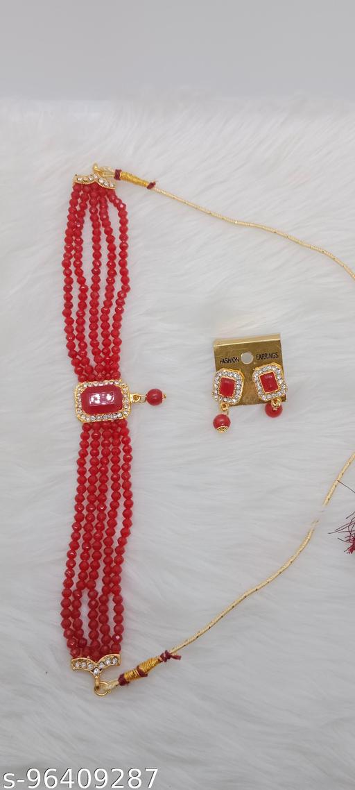 TRENDY-BEAUTIFUL-MICRO-PLATING-4-LAYER-PINK-PEARL-JEWELLERY-SET-FOR-WOMEN