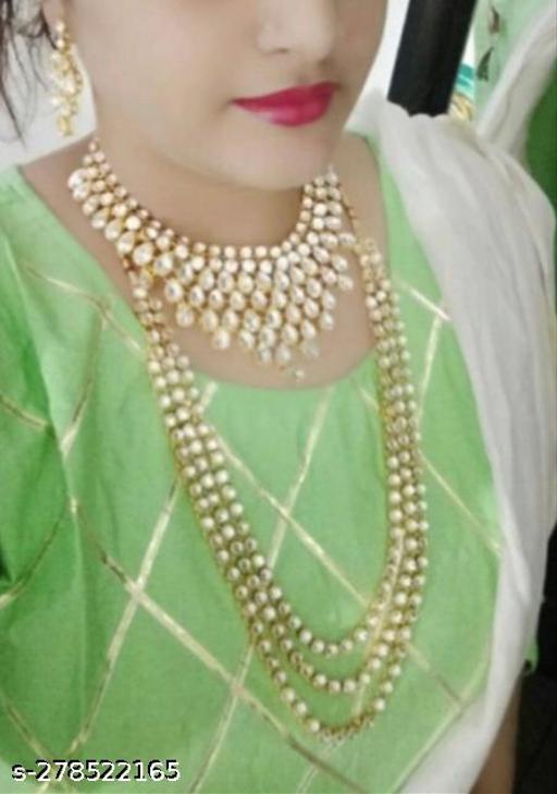 Khetlazee-®-alloy-necklace-with-earing-and-maang-tikka