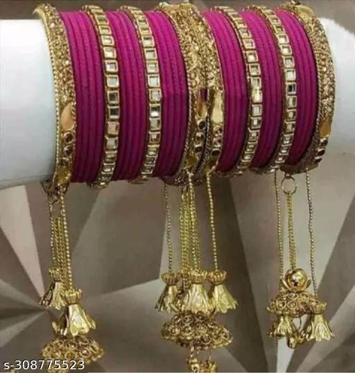 Kamakhya Traders Precious Bridal Chuda With Latkan