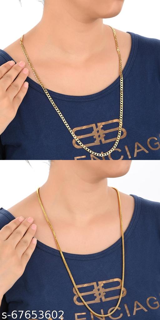 AanyaCentric-Gold-Plated-1-Pair-Anklet-2nos-28inches-Long-Chain-3-Pair-Toe-Ring-Combo