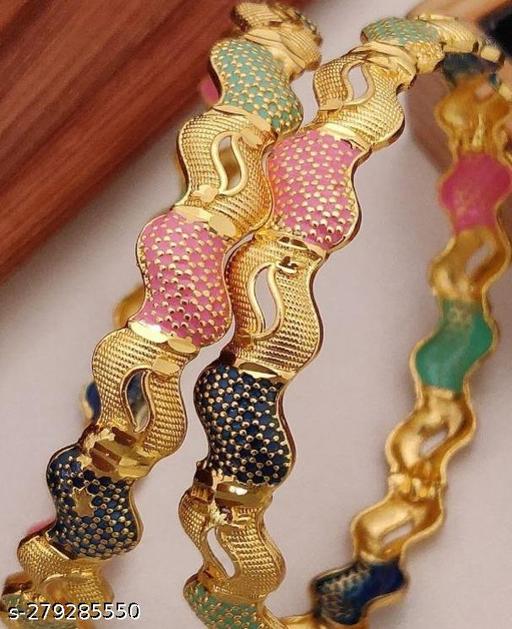 Shimmering Colorful Bracelet & Bangles