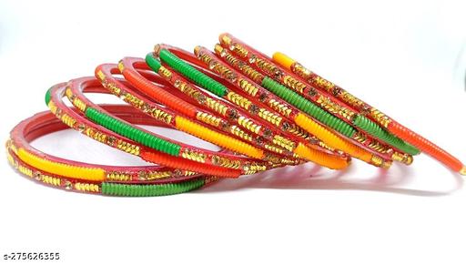 Unity Fashion Multicolour Bangles (Pack Of 12) For Women & Girls.