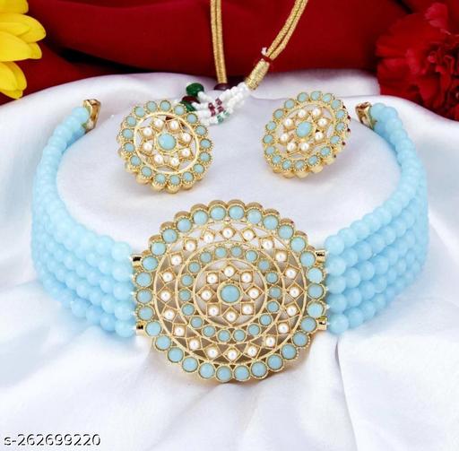 Firoji-Pearl-Choker-Necklace-Set-for-Women