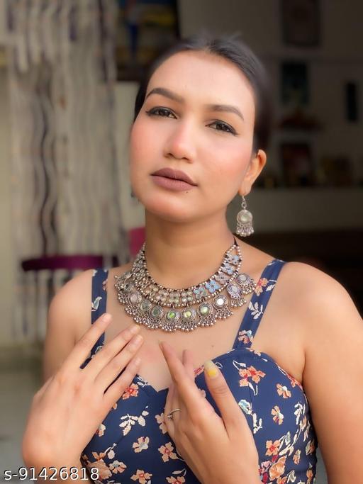 OXIDIZED-MIRROR-Jewellery-Set