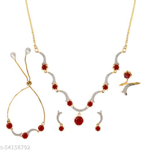 American-Diamond-Necklace-Combo-Set
