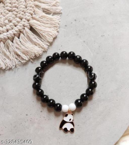 Trending Stylish couple friendship Bracelet set for boy and girl cute panda charm couple Bracelet