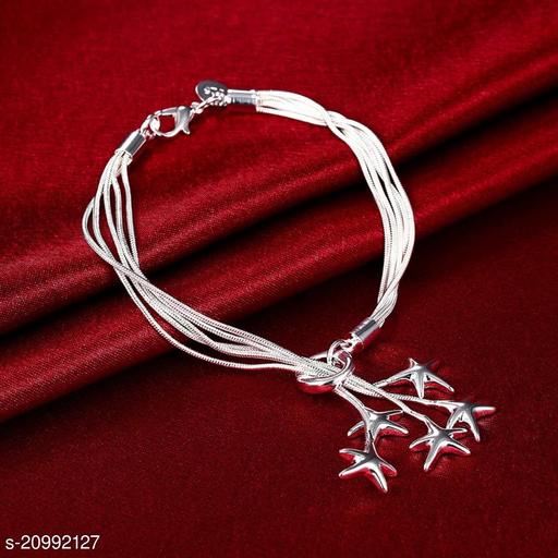 MYKI Exotic Star Fish Design Plated Bracelets For Women & Girls